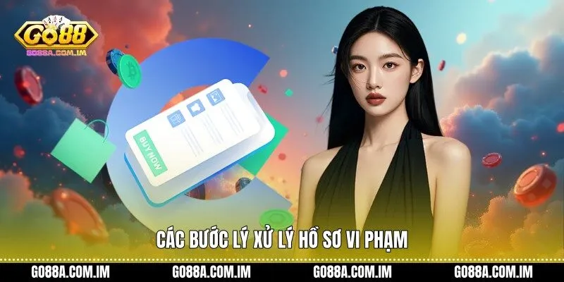 Các bước lý xử lý hồ sơ vi phạm 