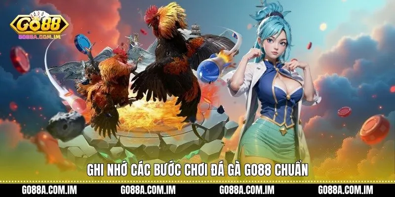 Ghi nhớ các bước chơi Đá gà Go88 chuẩn