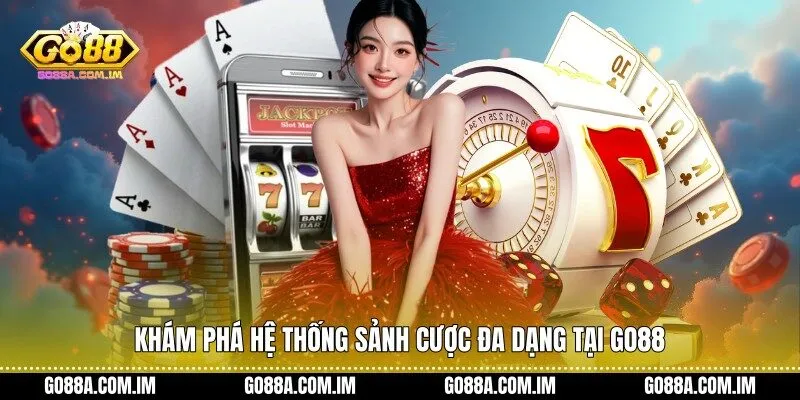 Khám phá hệ thống sảnh cược đa dạng tại Go88